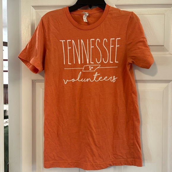 Bella Canvas Tops - Bella Canvas Orange Tennessee Volunteers Tee